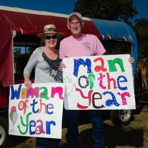 Wilburn and MaryannTrail Ride Parade