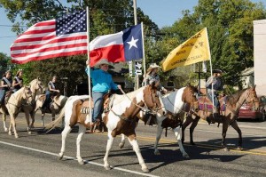 blaine leading out the parade